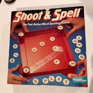 VTG 80s Extremely Rare Shoot And Spell By Tiger Games- 95% Complete B-5